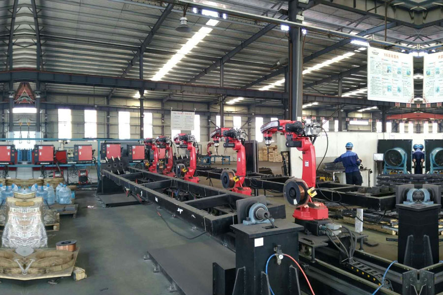 Robot production line