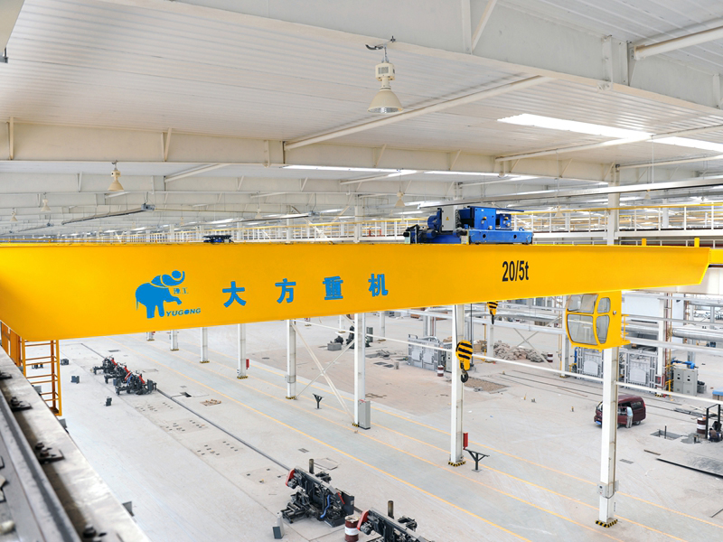 LHX new Chinese hoist double girder bridge crane