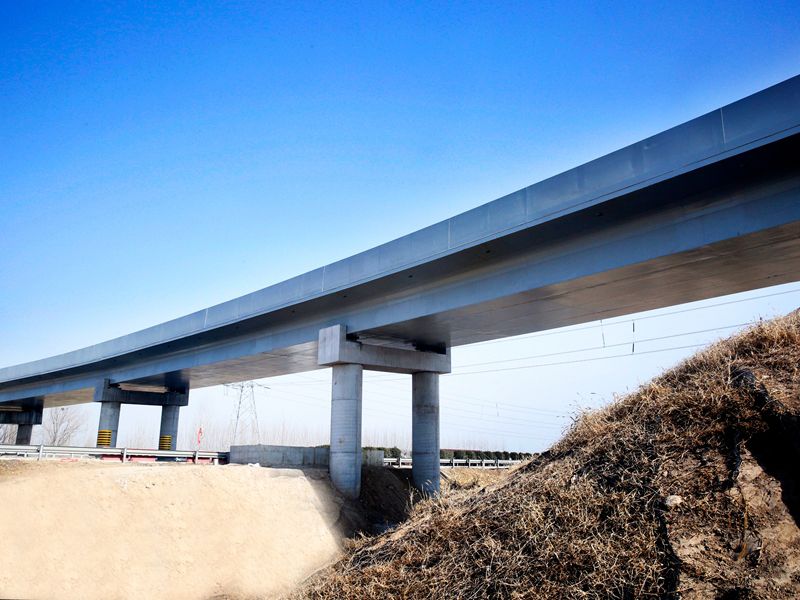 Yunnan Road and Bridge Co., Ltd. Jixi Expressway Crossing Huozhou Expressway Steel Box Girder Project (800t)