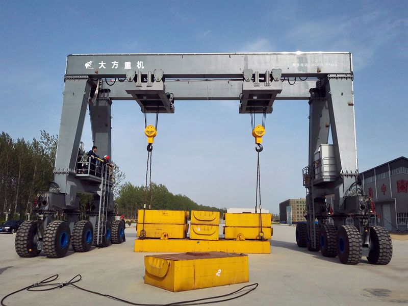 Shandong Haozheng Municipal Engineering -- MGL200t tire type gantry crane