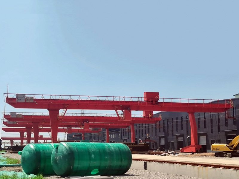 Side hung gantry crane